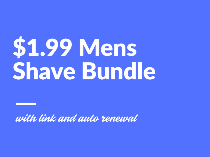 $1.99 Dollar Shave Club Kit
