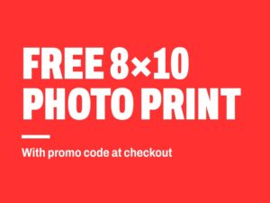 Free 8×10 photo print at Walgreens with this code
