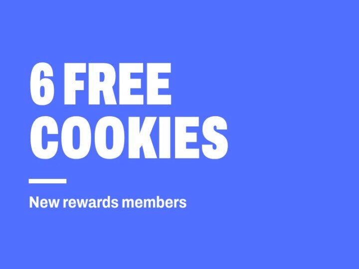 Free half-dozen cookies from Tiff’s Treats for new rewards members